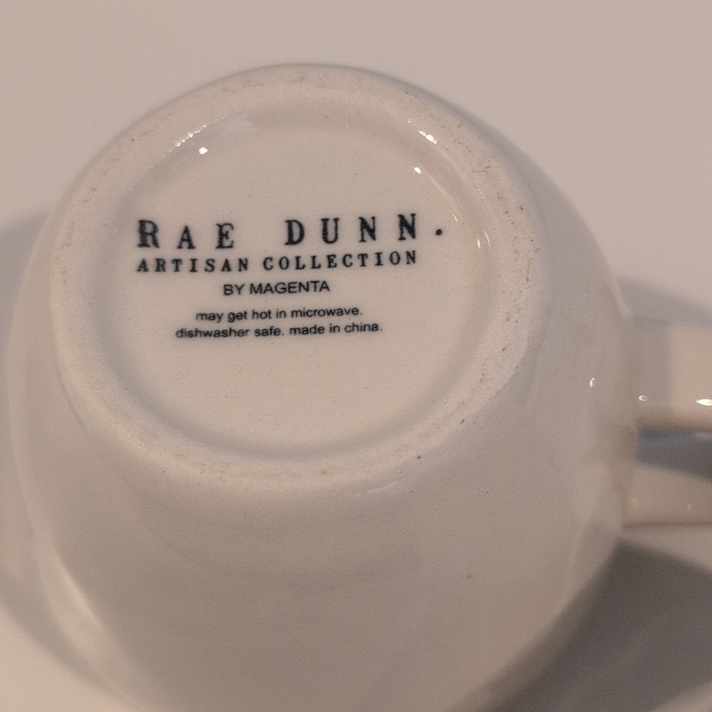 Rae Dunn "Scoop" And "Pour" Ceramic Sugar Bowl And Creamer Farmline Collection - Picture 12 of 16